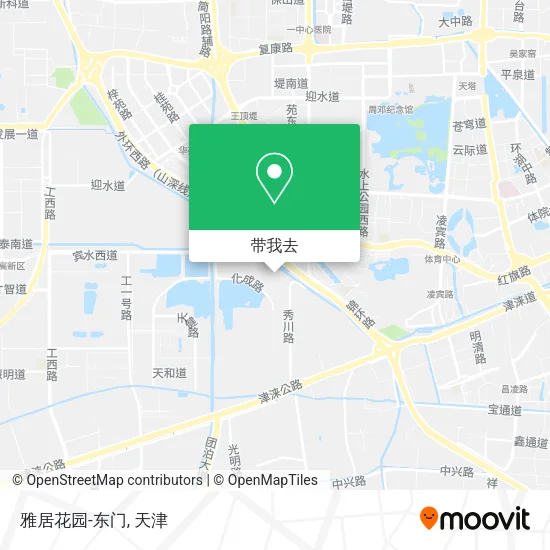 雅居花园-东门地图
