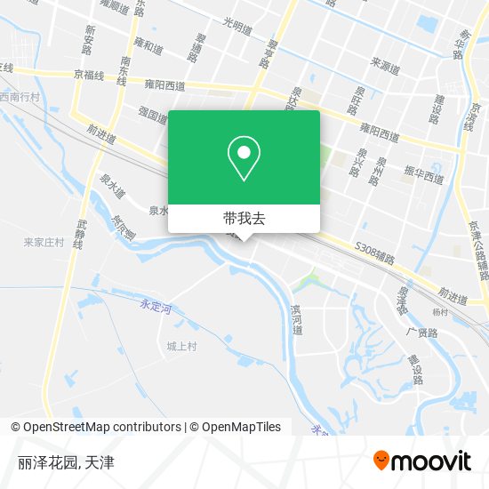 丽泽花园地图