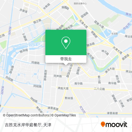 吉胜克水岸华庭餐厅地图