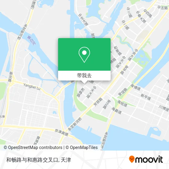 和畅路与和惠路交叉口地图