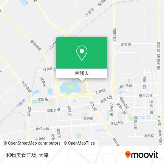 和畅美食广场地图