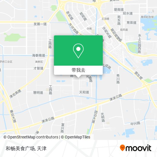 和畅美食广场地图