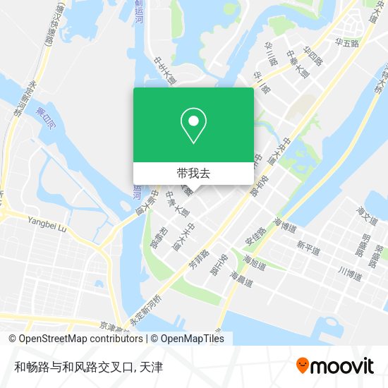和畅路与和风路交叉口地图