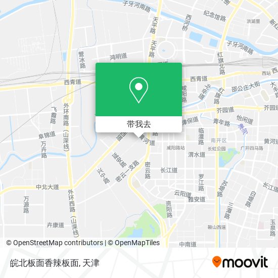皖北板面香辣板面地图