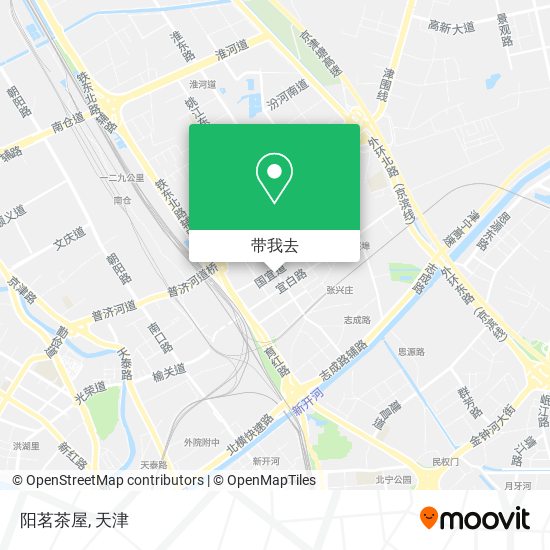 阳茗茶屋地图