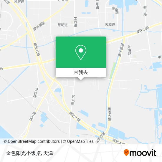 金色阳光小饭桌地图