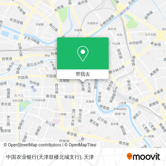 中国农业银行(天津鼓楼北城支行)地图
