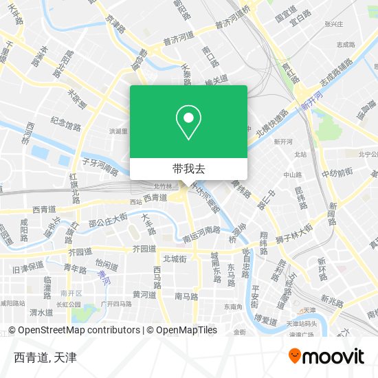 西青道地图