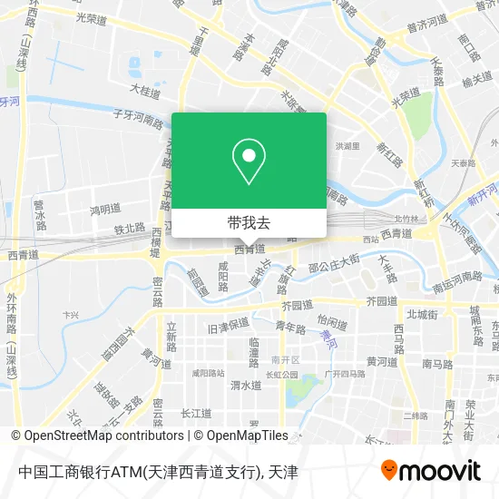 中国工商银行ATM(天津西青道支行)地图
