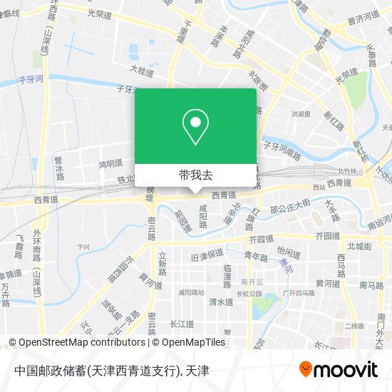 中国邮政储蓄(天津西青道支行)地图