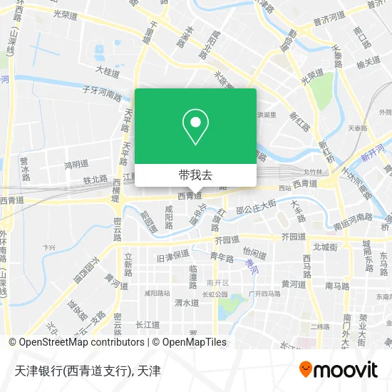天津银行(西青道支行)地图