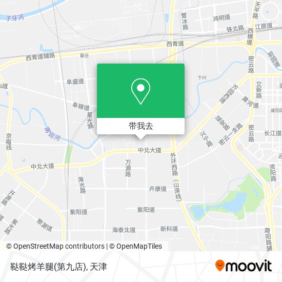鞑鞑烤羊腿(第九店)地图