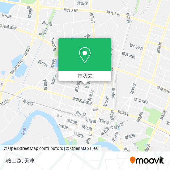 鞍山路地图