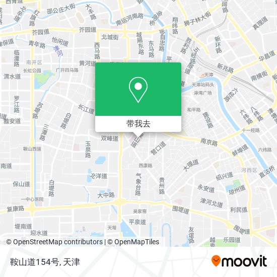 鞍山道154号地图