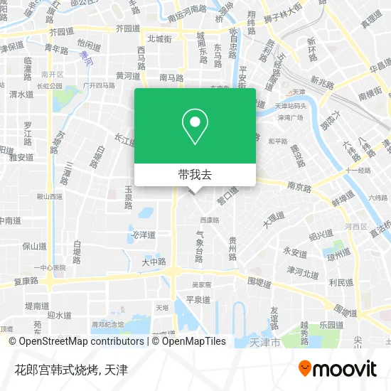 花郎宫韩式烧烤地图