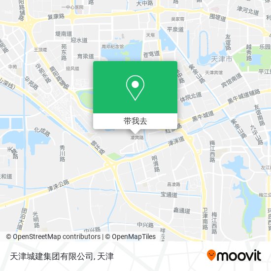 天津城建集团有限公司地图