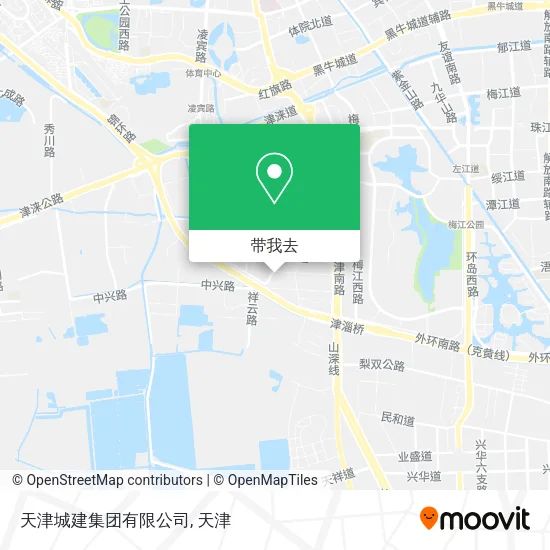 天津城建集团有限公司地图