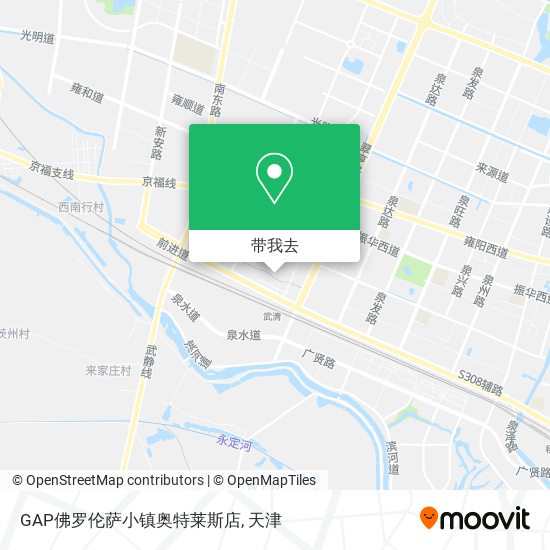 GAP佛罗伦萨小镇奥特莱斯店地图
