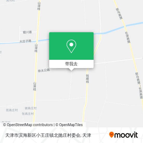 天津市滨海新区小王庄镇北抛庄村委会地图
