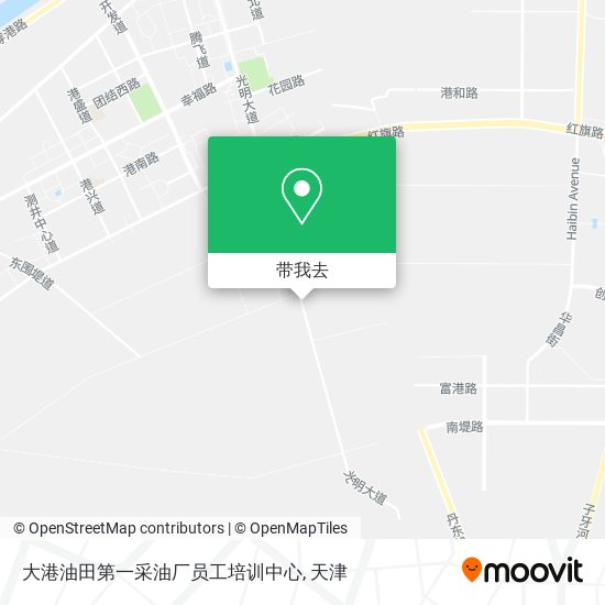 大港油田第一采油厂员工培训中心地图