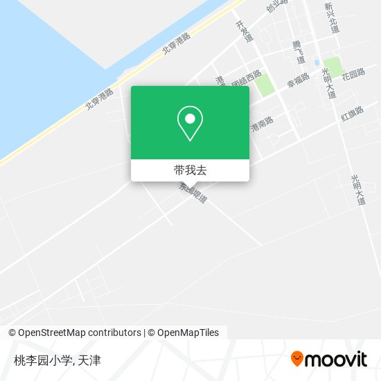 桃李园小学地图