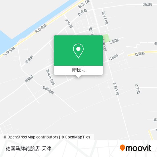 德国马牌轮胎店地图