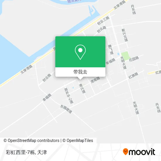 彩虹西里-7栋地图