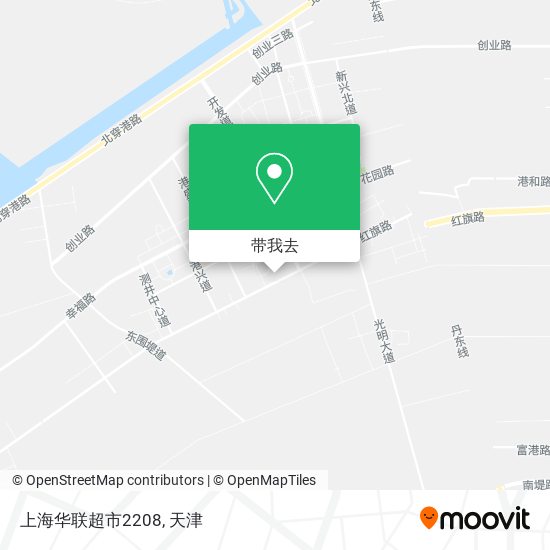 上海华联超市2208地图