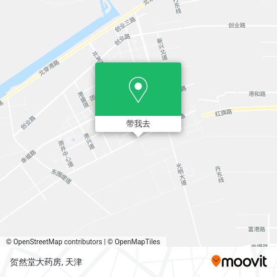 贺然堂大药房地图