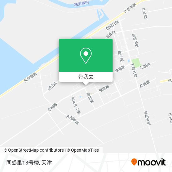 同盛里13号楼地图