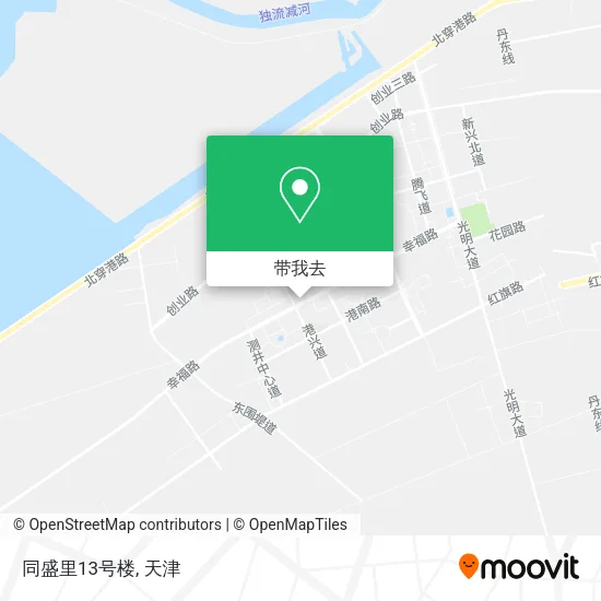 同盛里13号楼地图