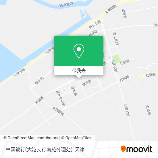 中国银行(大港支行南苑分理处)地图