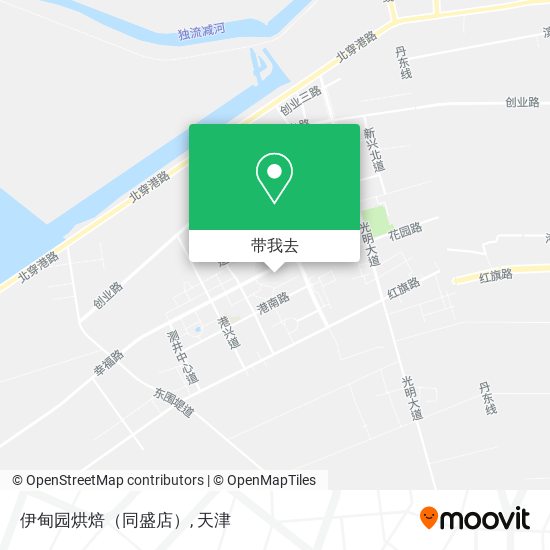伊甸园烘焙（同盛店）地图