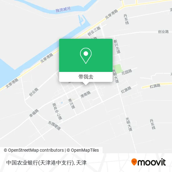 中国农业银行(天津港中支行)地图