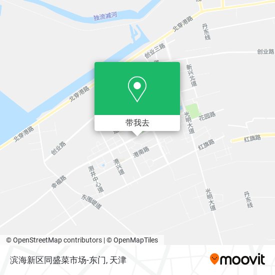 滨海新区同盛菜市场-东门地图