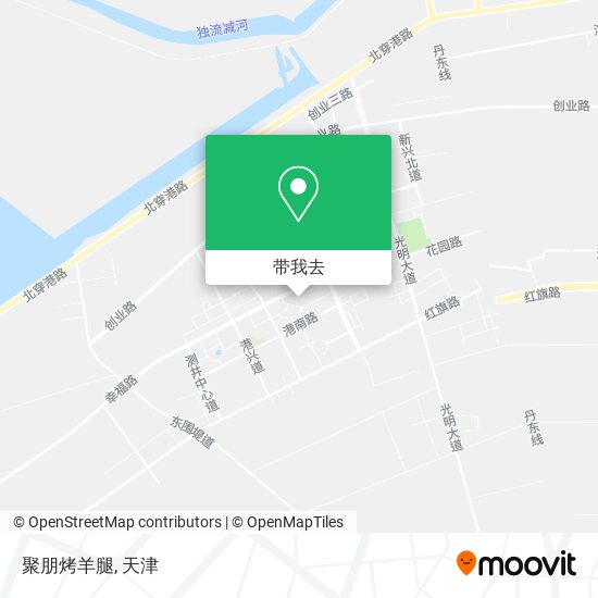 聚朋烤羊腿地图