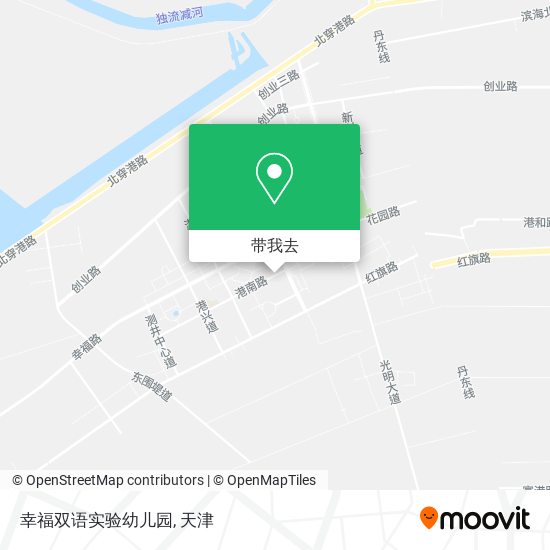 幸福双语实验幼儿园地图