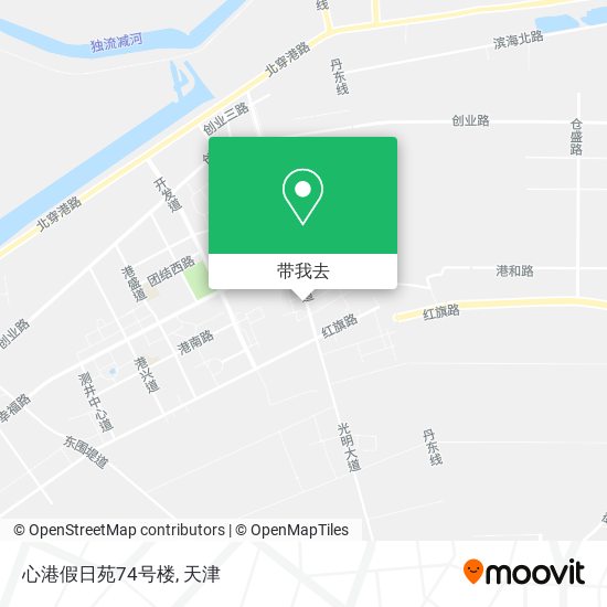 心港假日苑74号楼地图