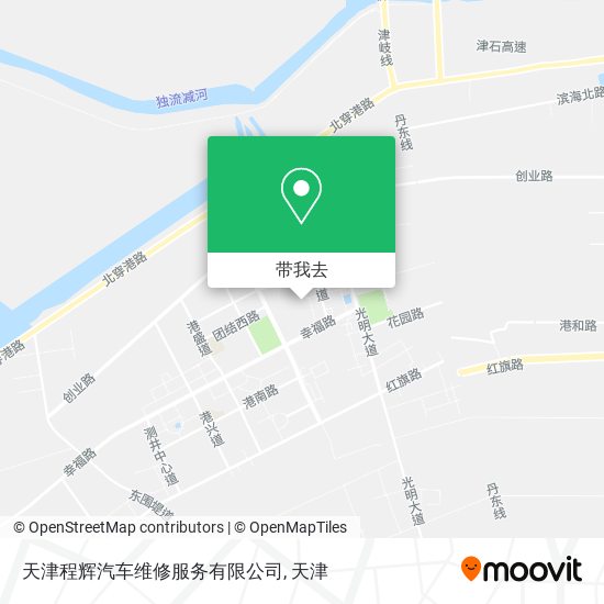 天津程辉汽车维修服务有限公司地图