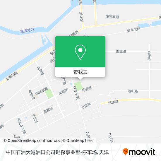 中国石油大港油田公司勘探事业部-停车场地图