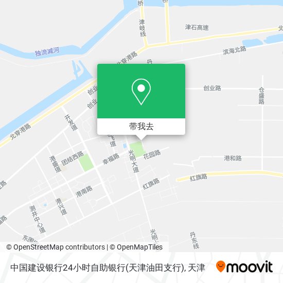中国建设银行24小时自助银行(天津油田支行)地图