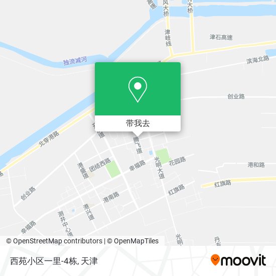 西苑小区一里-4栋地图