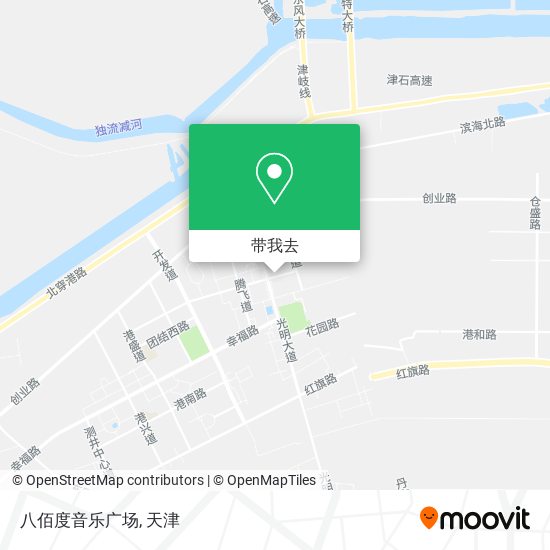 八佰度音乐广场地图