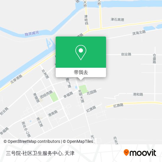 三号院-社区卫生服务中心地图