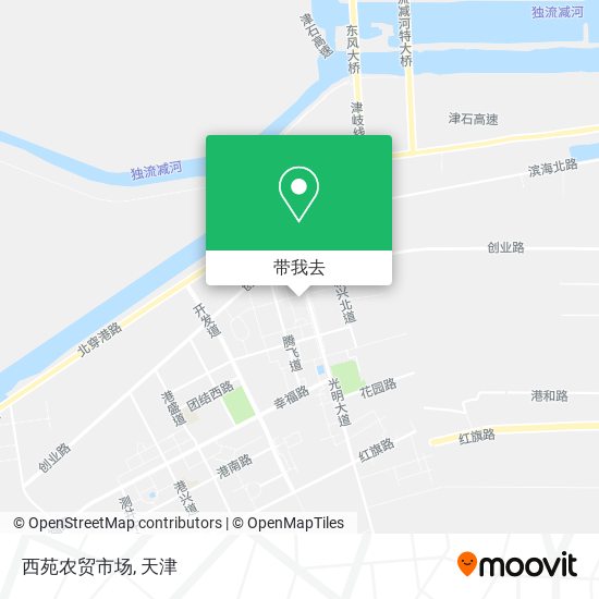西苑农贸市场地图