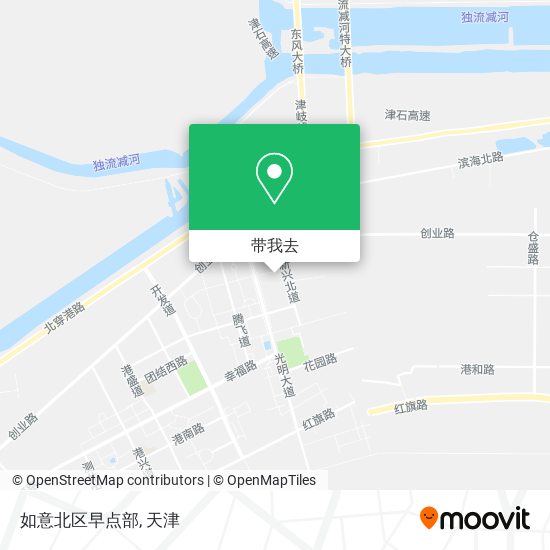 如意北区早点部地图