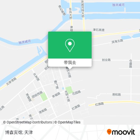 博森宾馆地图