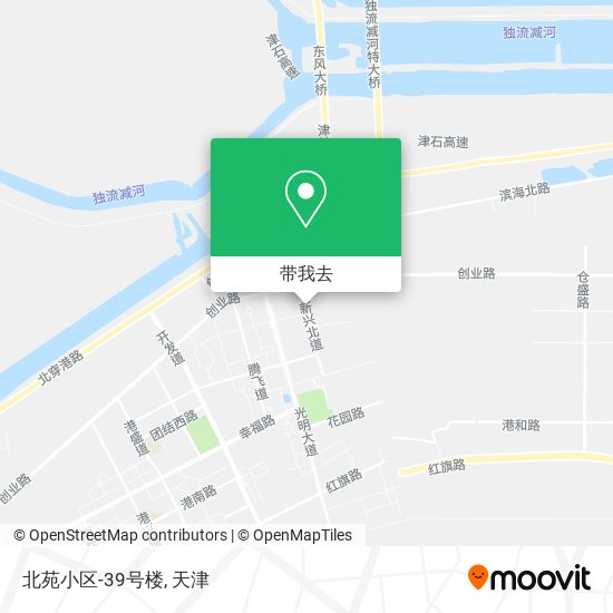 北苑小区-39号楼地图