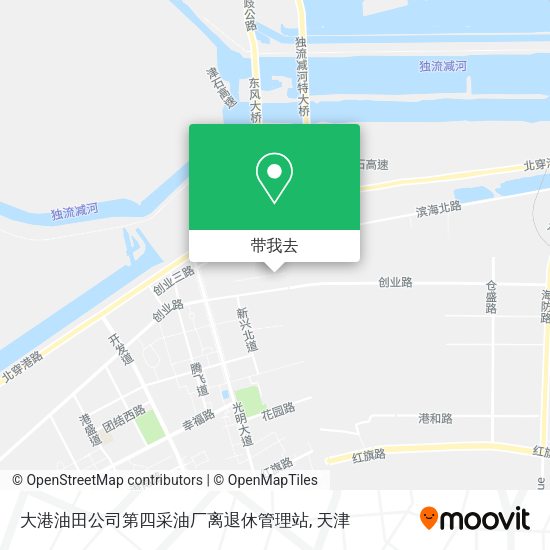 大港油田公司第四采油厂离退休管理站地图