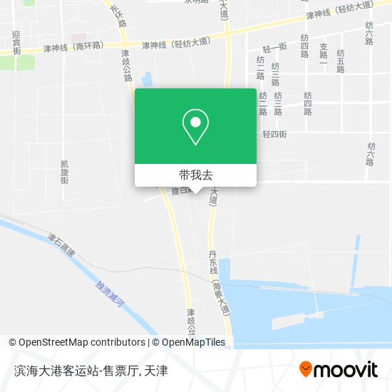 滨海大港客运站-售票厅地图